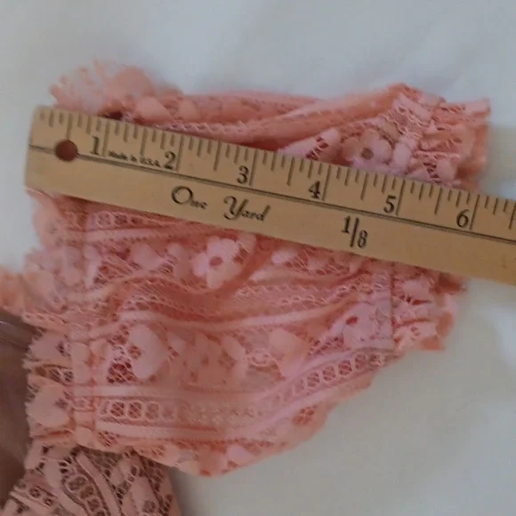 For Love & Lemon Dakota Lace Mini Dress Size M - Picture 12 of 14